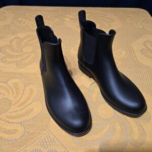 Women's Black Asgard Rain Boots Size 38/7.5 US